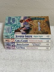 Silhouette Born In The USA Romance Series Lot 4 Paperback Books