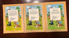 Lot of 3 The Adventures of Tintin by Herge Paperback Graphic Novels PB 1972