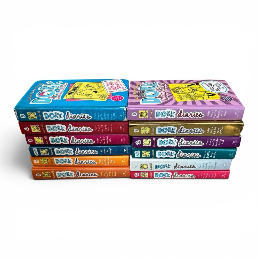 Dork Diaries Lot of 13 Books Rachel Renee Russell Hardcover Mixed Series