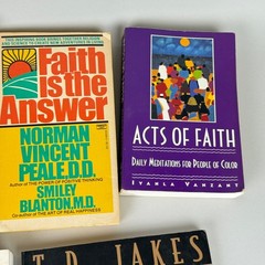 Religious Christian Books Lot of 10 – Hagin, Baxter, Briscoe, Arthur