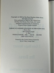 Burns THE AVENGING ANGEL 1st Edition 1983 Viking Press Gabe Wager Mystery DJ