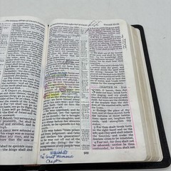 KJV Rhema Study Bible Kenneth Hagin Calfskin Leather King James Red Letter 1985