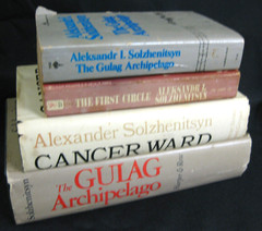 Aleksandr Solzhenitsyn lot of 4 Gulag Archipelago, The First Circle, Cancer Wd