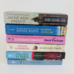 Lot of 6 Mixed Authors and Mixed Titles Variety Paperback Lot Romance Books