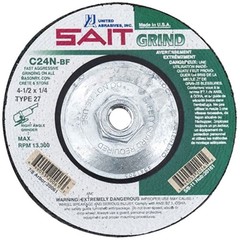 United Abrasives 20161 4-1/2×5/8-11 C24N Concrete Fast Grinding Wheel 10 pack