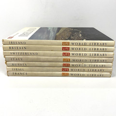VINTAGE- 1960s LIFE World Library- Book Bundle Lot Set (7 books) HARDCOVER