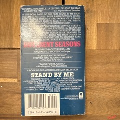 Stephen King Different Seasons Signet Paperback 1986 Film/TV Adaptation