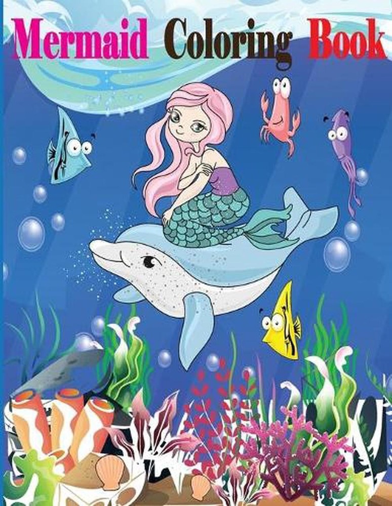 Mermaid Coloring Book: Mermaid Coloring Book for Kids Ages 4-8, 9-12 by Tfatef T