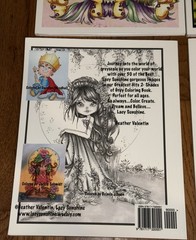 4 Adult Coloring Books: Heather Valentin under the „Lacy Sunshine” brand