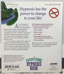 The Everything Hypnosis Book By Michael Hathaway Paperback Adams Media Corp 2003