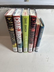 Lot of 6 Craig Johnson Netflix Longmire Mystery Novels Ex-Library HC/PB