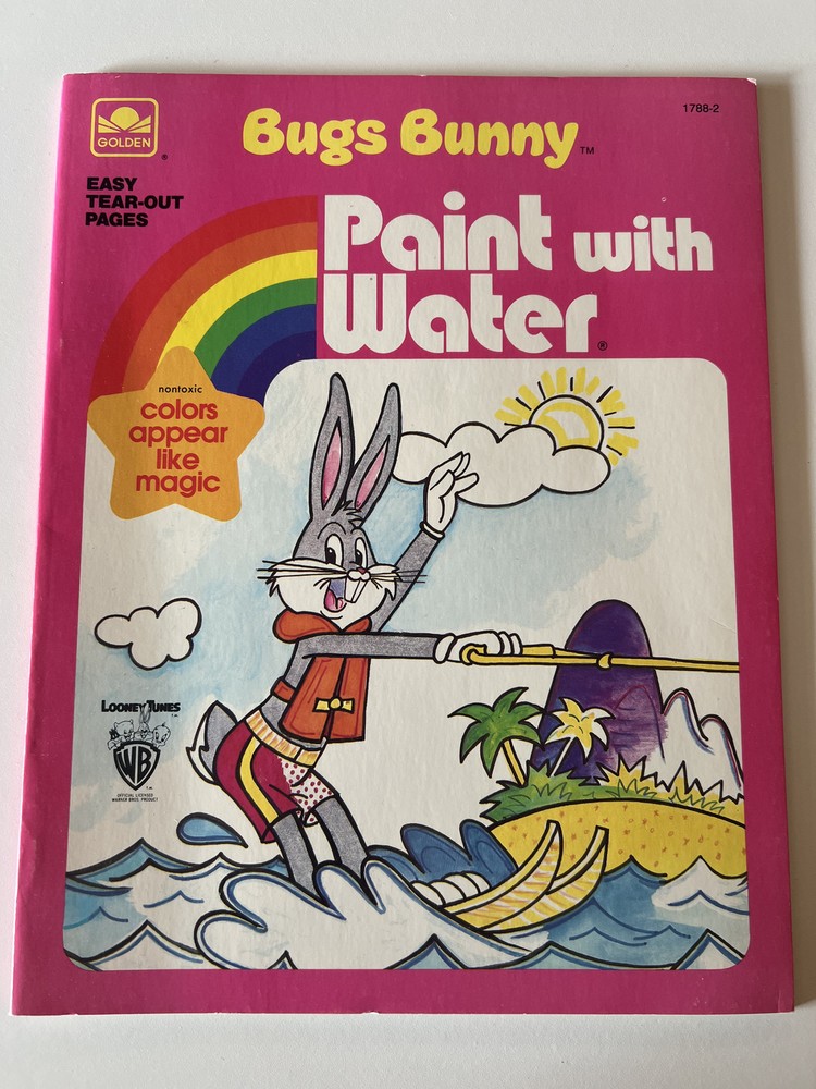 Vtg Sticker Fun, Paint 'N’ Marker, and Paint with Water Golden Books New/Unused