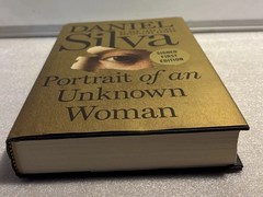Portrait of an Unknown Woman by Daniel Silva (2022, HC) SIGNED 1st/1st TIpped In