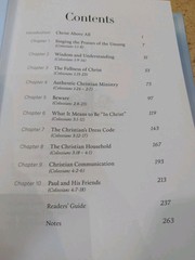 Christ Above All: The Book of Colossians from Turning Point and Dr. David J…