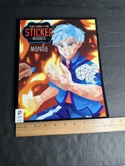 Kaleidoscope Sticker Mosaics Manga Puzzle Art Poster Book Activity Craft NEW