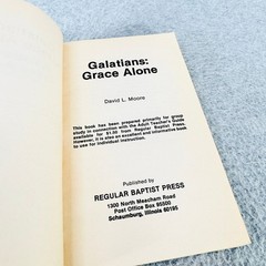 Galatians: Grace Alone David L. Moore 1979 Bible Study Christian Paperback RBP