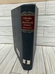 Coleridge on the Seventeenth Century Brinkley 1955 HC Duke Univ Press