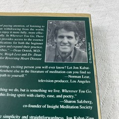 Wherever You Go There You Are Jon Kabat-Zinn Mindfulness Meditation Book Softcov