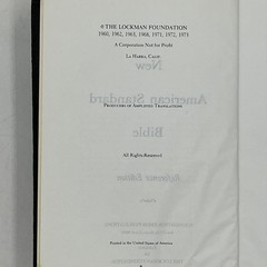 New American Standard Bible Reference Edition Lockman 1973 Morocco Leather
