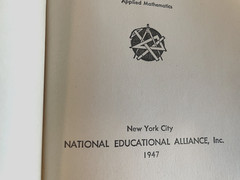 Vintage 1945 Practical Mathematics Vol 3 National Educational Alliance RARE Read