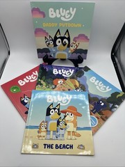 Bluey Bundle: 4 PB Books, Puzzle, Bluey Beanie Baby & Board Book Box Set
