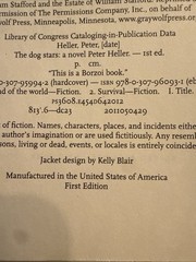 The Dog Stars. Peter Heller. 2012 First Edition/First Printing HC. ExLibrary