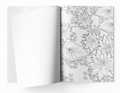 Flowers Coloring Book for adults Multicolor