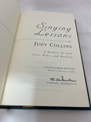 Singing Lessons – Judy Collins – Easton Press(1998) – Signed [Hardcover] Judy…