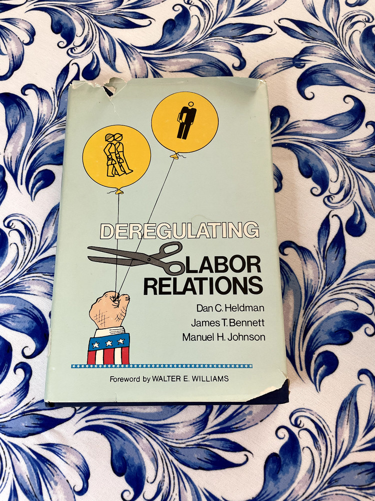 Deregulating Labor Relations, Dan C. Heldman, Hardback, ex-lib copy, Hardcover