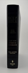 Nelson Giant Print Bible KJV Bonded Leather (Open Box) 544 Black -SHIPS FREE!