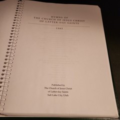 LDS Hymnbook – Large – Spiral Bound, 433 pages new like,hymn #s 1- 341,