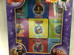 Chunky Board Books Disney Pixar Set of 9 Book Block 2010 Purple 2.75 in Toddlers