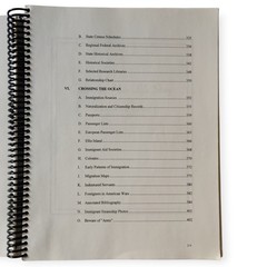 United States Genealogy Research Syllabus Elderhostel BYU