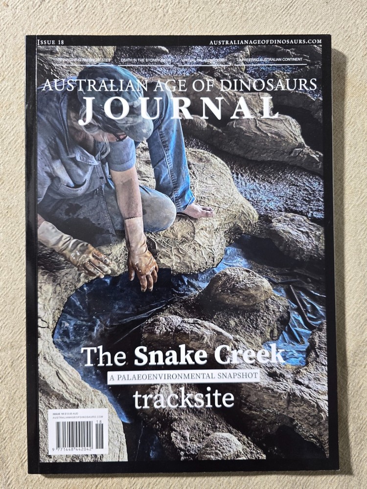 Australian Age Of Dinosaurs Journal – The Snake Creek Tracksite Issue 18