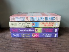 Lot of 4 Charlaine Harris Aurora Teagarden Series PB #4,5,6,8 1990s