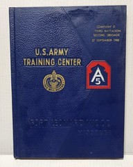 MILITARY US Army Training Center Fort Leonard Wood MO Yearbook Sept 1968 Comp. D