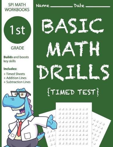 Spi Math Workbooks First Grade Math W 1st Grade Basic Math Drills Ti (Paperback)