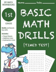 Spi Math Workbooks First Grade Math W 1st Grade Basic Math Drills Ti (Paperback)