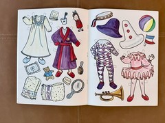 Vintage 1994 Madeline Paper Dolls Book Viking Uncut Unused by Ludwig Bemelmans