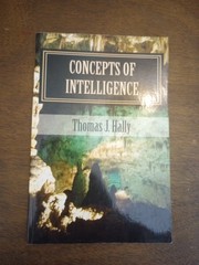 Concepts of Intelligence by Thomas J. Hally