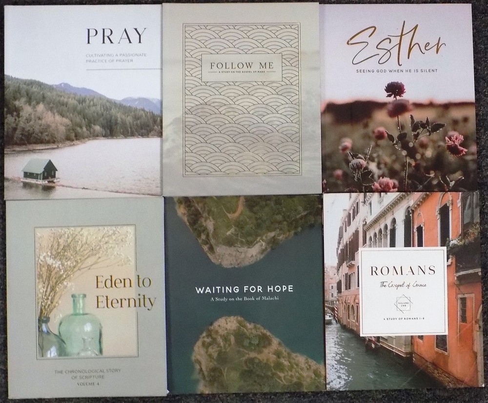 Lot of 6: The Daily Grace Co. Eden to Eternity, Follow Me, Pray, Esther, +More