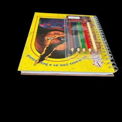 Chucky Sketchbook Set With 5 Color Pencils Horror Halloween Spiral Bound New