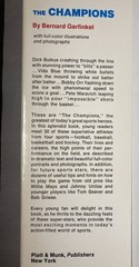 THE CHAMPIONS. Vintage 1972 HC. 30 All-Time Great Athlete Bios w/Illustrations.