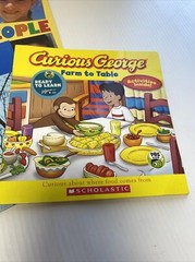 I Read Signs, Curious George, Shades Of People Lot 3 Scholastic Paperback Books