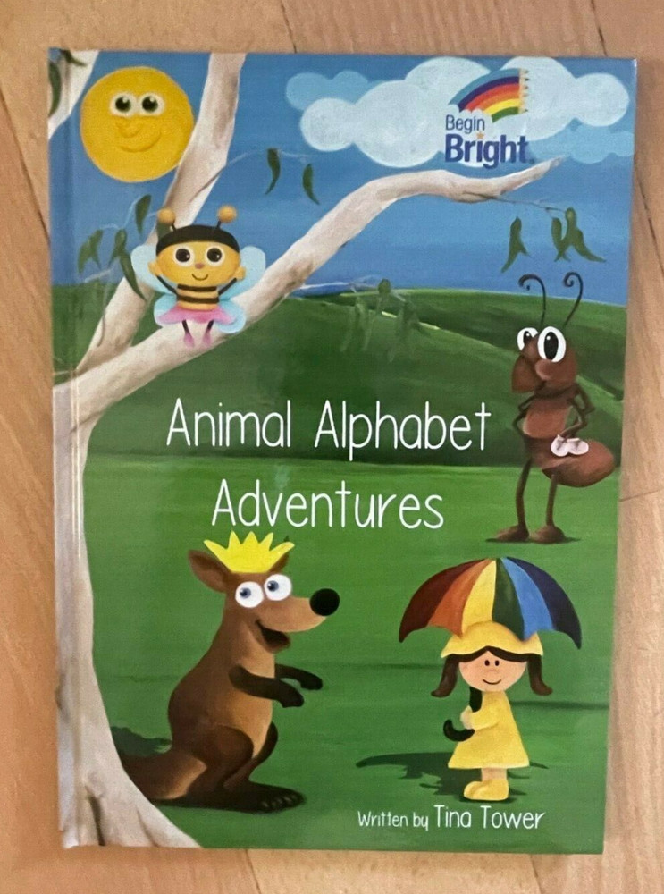 TINA TOWER, ANIMAL ALPHABET ADVENTURES. HARDCOVER. 9780980832754