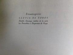 Goya: La Tauromaquia – Rafael Casariego – 1965 HC – Large 15.5 x 11 in – Spanish