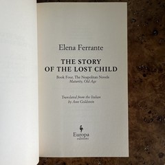 Elena Ferrante Neapolitan Novels—Complete Set, 4 Books—Europa Editions
