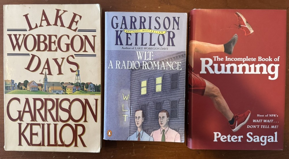 NPR BOOK LOT: GARRISON KEILLOR PRAIRIE HOME COMPANION, PETER SAGAL WAIT WAIT….