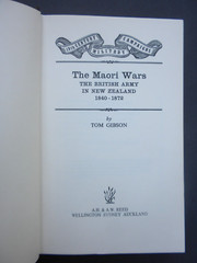 MAORI WARS History of British Army In New Zealand 1840-72 Hardcover DJ 270 pages