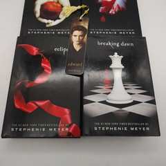 Twilight Saga By Stephenie Myer 4 Book Hardcover 2008 Set Edward Bookmark